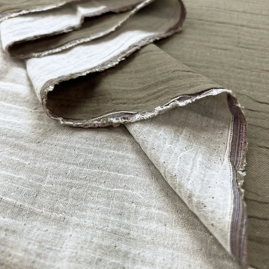 Double Gauze Uni - Khaki 3 Double Gauze Uni - Khaki