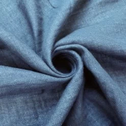 Double Gauze Uni - Powder Blue -Croft Mill cotton muslin double gauze uni dress fabric powder blue twist