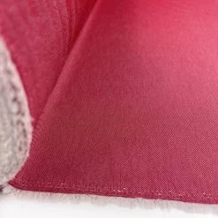 8oz Denim Mix - Red 9 8oz Denim Mix - Red -Croft Mill cotton nylon denim mix fabric red roll