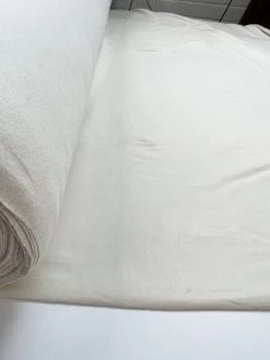 Skims 8 Skims -Croft Mill cream brushed back cotton jersey fabric skims roll