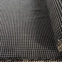 Cross Roads -Croft Mill cross roads navy check brushed cotton fabric roll