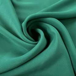 Danbury Crepe - Jade -Croft Mill danbury crepe jade acetate polyester silk dress fabric twist