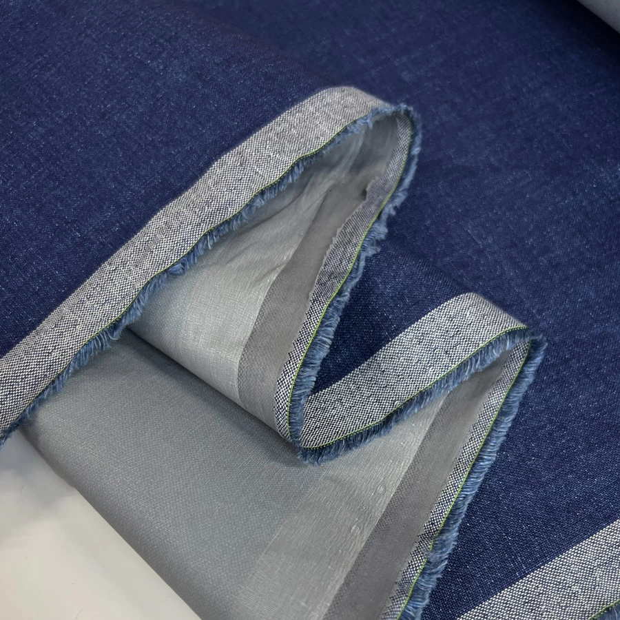 Storm System Linen - Indigo 4 Storm System Linen - Indigo - Image 2