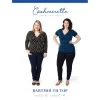 Cashmerette - Dartmouth Top Sewing Pattern (Sizes 12-32) 1 Cashmerette - Dartmouth Top Sewing Pattern (Sizes 12-32) -Croft Mill dartmouth top pattern by cashmerette front