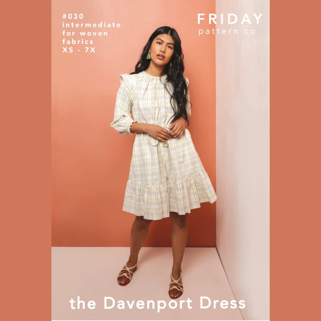 Friday Pattern Company - Davenport Dress Pattern (XS-7X) 3 Friday Pattern Company - Davenport Dress Pattern (XS-7X)