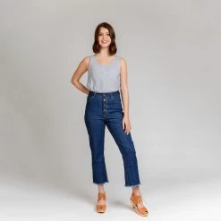 Megan Nielsen - Dawn Jeans 4 In 1 Pattern (Sizes 0-20) 25 Megan Nielsen - Dawn Jeans 4 In 1 Pattern (Sizes 0-20) -Croft Mill dawn jeans pattern megan nielsen 4