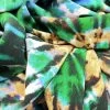 Festival - Download - Green -Croft Mill digital viscose dress fabric tie dye festival download green cu