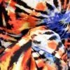 Festival - Download - Orange -Croft Mill digital viscose dress fabric tie dye festival download orange cu2