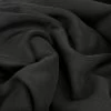 Double Sided Stretch Fleece - Black -Croft Mill double sided stretch fleece black polyester spandex fabric cu