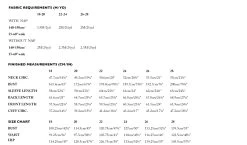 Merchant & Mills - Ellsworth Shirt Pattern (UK 18-28) -Croft Mill ellsworth size chart extended 18 28 gallery