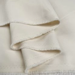 Elona - Ecru 7 Elona - Ecru -Croft Mill elona ecru polyester spandex two way stretch suiting fabric fold