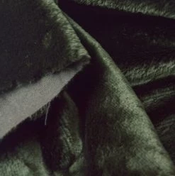 Envy – Faux Fur -Croft Mill envy faux fur dark green material cu1