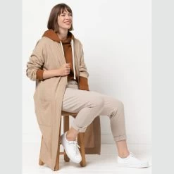 Style Arc - Ernie Knit Pant Sewing Pattern (UK 18-30) -Croft Mill ernie knit pant pattern by style arc 6 1