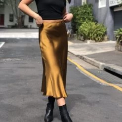 Tessuti - Evie Bias Skirt Sewing Pattern (AUS 6-18) -Croft Mill evie bias skirt pattern tessuti 2