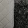 Double Dabble - Grey -Croft Mill faux fur diamond quilted nylon fabric double dabble grey