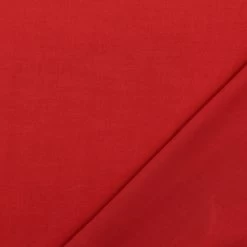 Fine Viscose Plain - Crimson 9 Fine Viscose Plain - Crimson -Croft Mill fine viscose poplin plain dress fabric crimson fold