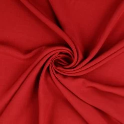 Croft Mill -Croft Mill fine viscose poplin plain dress fabric crimson twist gallery