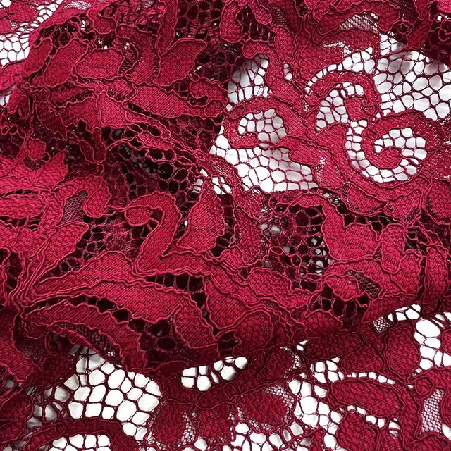 Double Scallop Lace - Scarlet 3 Double Scallop Lace - Scarlet