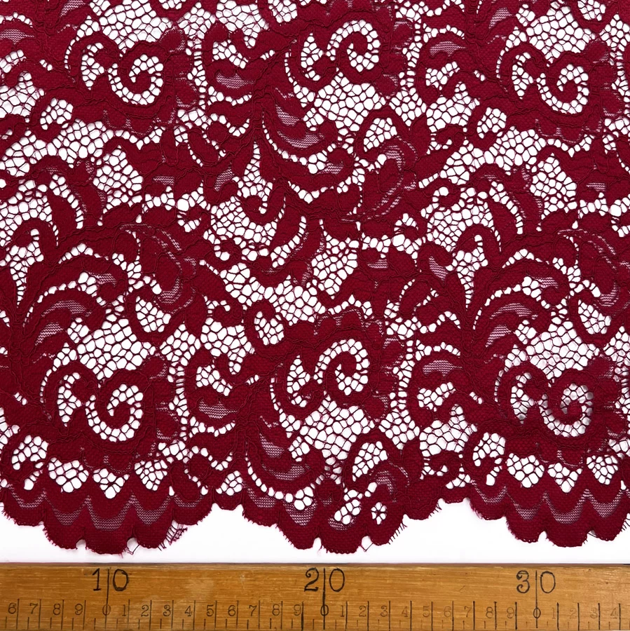 Double Scallop Lace - Scarlet 6 Double Scallop Lace - Scarlet - Image 4