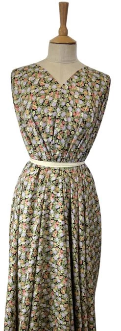 Pima Cotton Lawn - Autumn Watch -Croft Mill floral dress fabric pima cotton lawn autumn watch