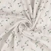 Florian -Croft Mill florian cotton elastane white floral dress fabric twist