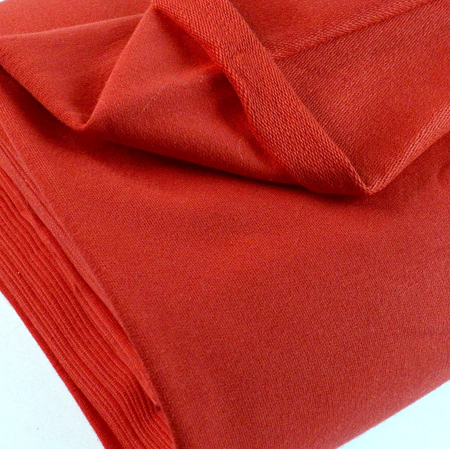 French Terry - Red 3 French Terry - Red