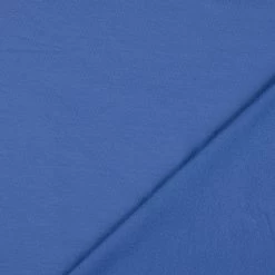 French Terry - Mid Blue -Croft Mill french terry fabric blue 0839 fold