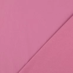 French Terry - Pink -Croft Mill french terry fabric pink 5021 fold