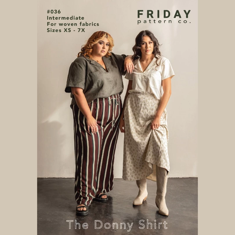 Friday Pattern Company - Donny Shirt Pattern 3 Friday Pattern Company - Donny Shirt Pattern