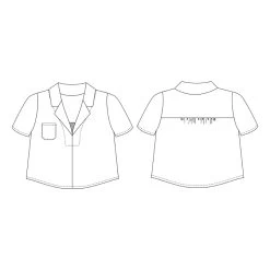 Friday Pattern Company - Donny Shirt Pattern 19 Friday Pattern Company - Donny Shirt Pattern -Croft Mill friday pattern company donny shirt sewing pattern sketch