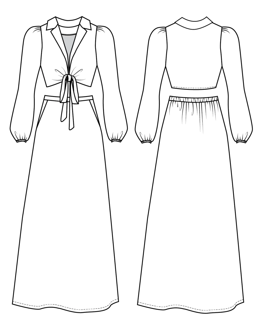 Friday Pattern Company - Saturday Skirt Set Pattern (Sizes XS-7X) - Image 10