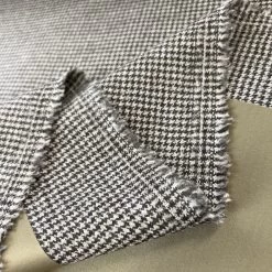 Capolavoro - Houndstooth 7 Capolavoro - Houndstooth -Croft Mill got your back dogtooth wool check suiting fabric fold