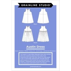 Grainline Studio - Austin Dress Pattern (Sizes 14-32)