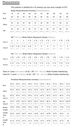 Grainline Studio - Austin Dress Pattern (Sizes 14-32) 24 Grainline Studio - Austin Dress Pattern (Sizes 14-32) -Croft Mill grainline studio austin dress pattern 14 32 measurements