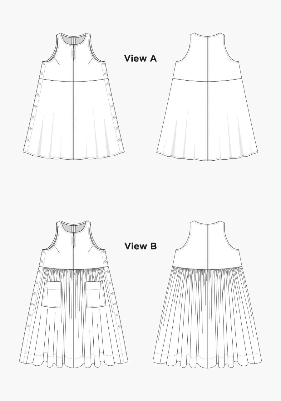 Grainline Studio - Austin Dress Pattern (Sizes 14-32) 14 Grainline Studio - Austin Dress Pattern (Sizes 14-32) - Image 12