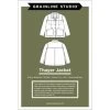 Grainline Studio - Thayer Jacket Pattern (Sizes 14-30) -Croft Mill grainline studio thayer jacket pattern sizes 14 30 cover