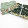 Craft Cotton Fat Quarter Bundle - Green/Orange -Croft Mill green orange yellow mix fat quarter craft cotton bundle