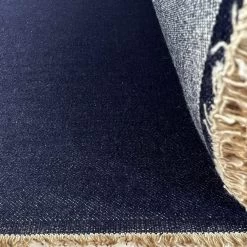 12oz Traditional Denim 7 12oz Traditional Denim -Croft Mill heavy 12oz blue traditional denim fabric roll