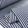 Henley - Navy -Croft Mill henley navy stripe white navy stripe cotton seersucker fabric r