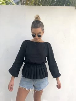 Tessuti - Hilary Top Sewing Pattern (Sizes XXS-XL) -Croft Mill hilary top tessuti 1