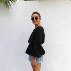 Tessuti - Hilary Top Sewing Pattern (Sizes XXS-XL) -Croft Mill hilary top tessuti 2