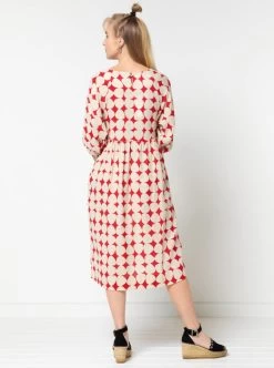 Style Arc - Hope Woven Dress Pattern (UK 18-30) -Croft Mill hope woven dress pattern style arc 4