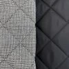 Canne - Quilted Wool Tweed -Croft Mill houndstooth diamond quilted fabric canne quilted wool tweed