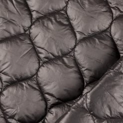 Howarth - Plain Quilted Fabric - Black