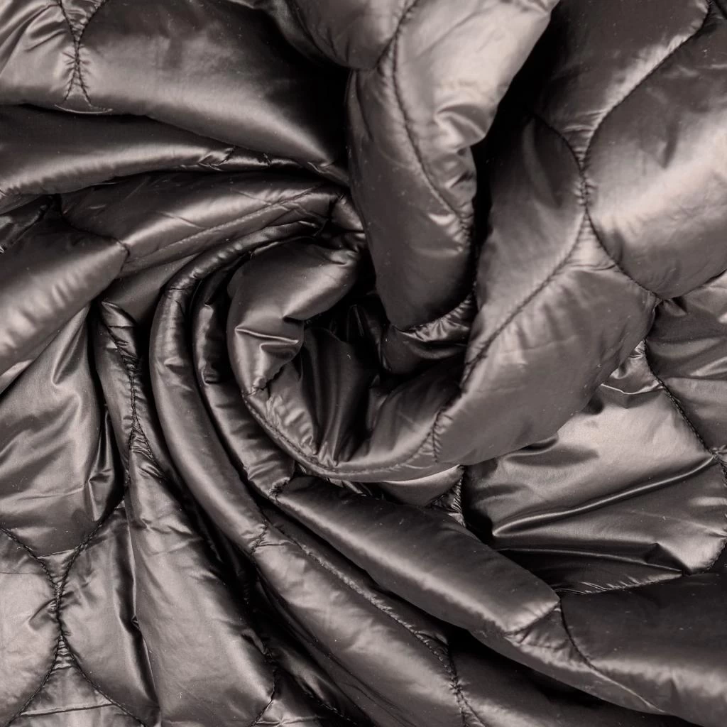 Howarth - Plain Quilted Fabric - Black 5 Howarth - Plain Quilted Fabric - Black - Image 3