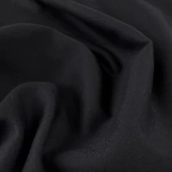 HUGO IV -Croft Mill hugo iv dark navy wool woven suiting fabric cu