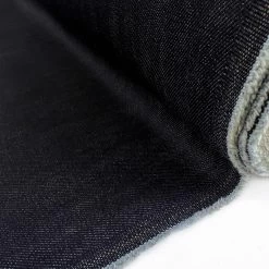 Hull -Croft Mill hull indigo cotton elastane denim trouser fabric roll