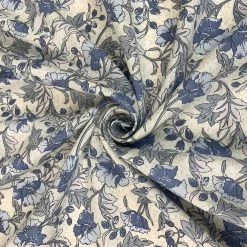 Pima Cotton Lawn - Mary Ann Blue -Croft Mill img 3634 1