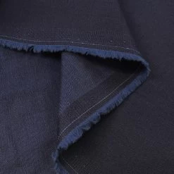6oz Denim - Indigo Dreams -Croft Mill indigo dreams denim lightweight 6oz soft blue cotton fabric fold
