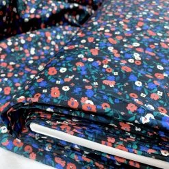 JK - Eleanor -Croft Mill jk patricia black liberty style floral multicoloured john kaldor cotton sateen shirting fabric roll